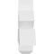 Ekena Millwork Redmond Architectural Grade PVC Gable Bracket, 48"W x 12"H x 4"D x 4"F, 6/12 Pitch GBP048X12X0404RED00 - alternate 3